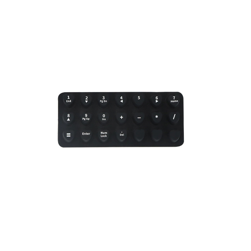 Raised Adhesive Keyboard Stickers for Long Nails Universal Nail Art Keyboard Bubbles Self-for Long Nails Silicone Typing Keycaps: green