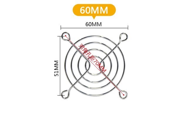 Cooling Fan Guard Metal Grill Computer Cover Fan Grill 30mm 40mm 50mm 60mm 70mm 80mm 90mm 120mm 135mm 140mm 170mm 200mm: Blue