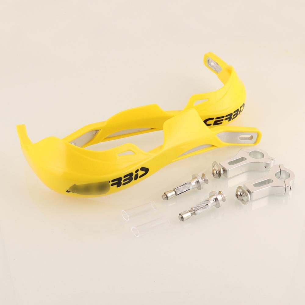 Motorcycle 22MM 28MM Handguard Hand Handlebar Handle Bar Guard Protect Shield For KTM HONDA YAMAHA SUZUKI HONDA ATV Dirt Bike: yellow 22mm