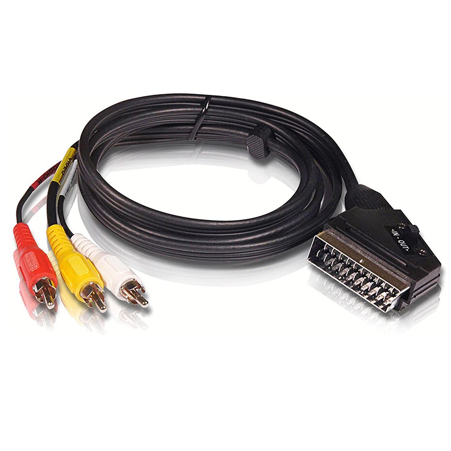 AV SCART Audio Video Cable TV Lead for Nintendo Entertainment System for NES Console