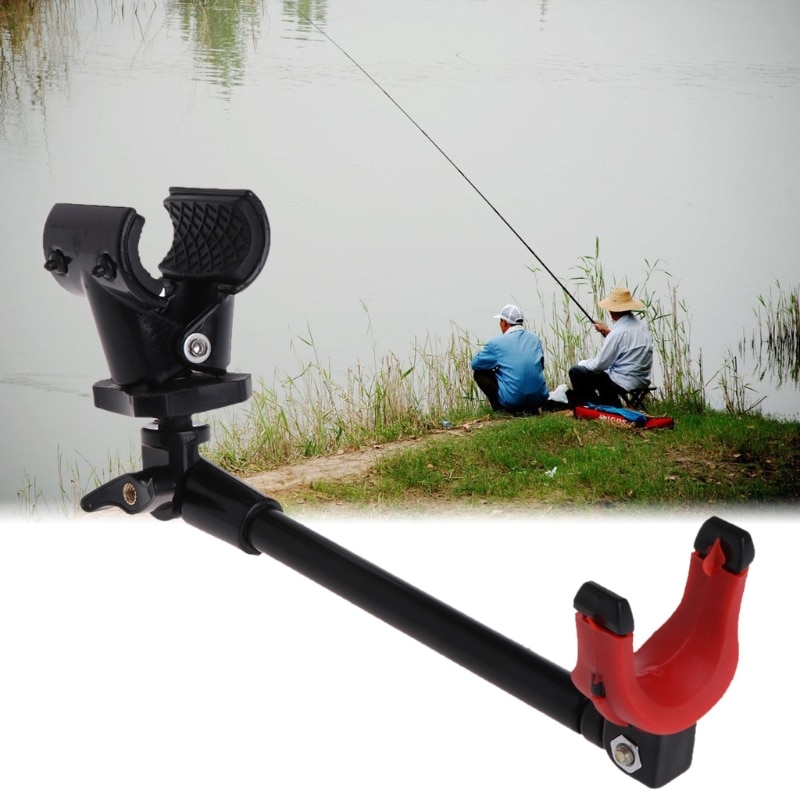 Fishing Rod Holder Extend Stretched Pole Stand Carbon Fiber Telescopic Brackets