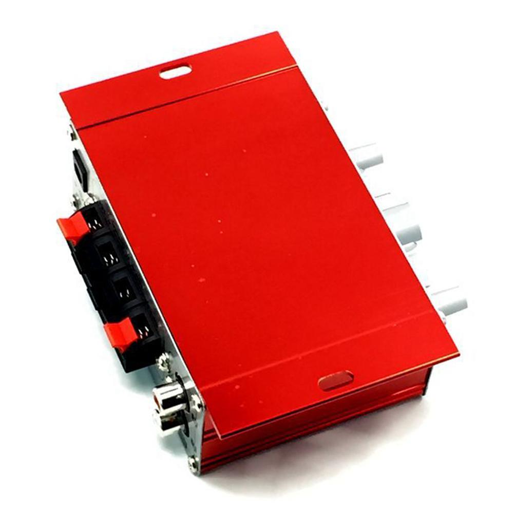 12V 2CH Car radio Amplifier motorcycle radio Mini Hi-Fi Stereo Audio Small Amplifier AMP for Car Motorcycle Modified Accessories