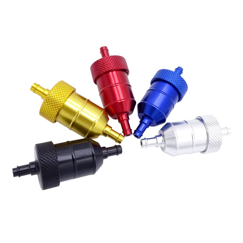 1 Pcs Motorfiets Olie Brandstoffilter Scooter Benzine Filters Aluminium Universele Voor Suzuki Yamaha Harley Motocross Benzine Tank