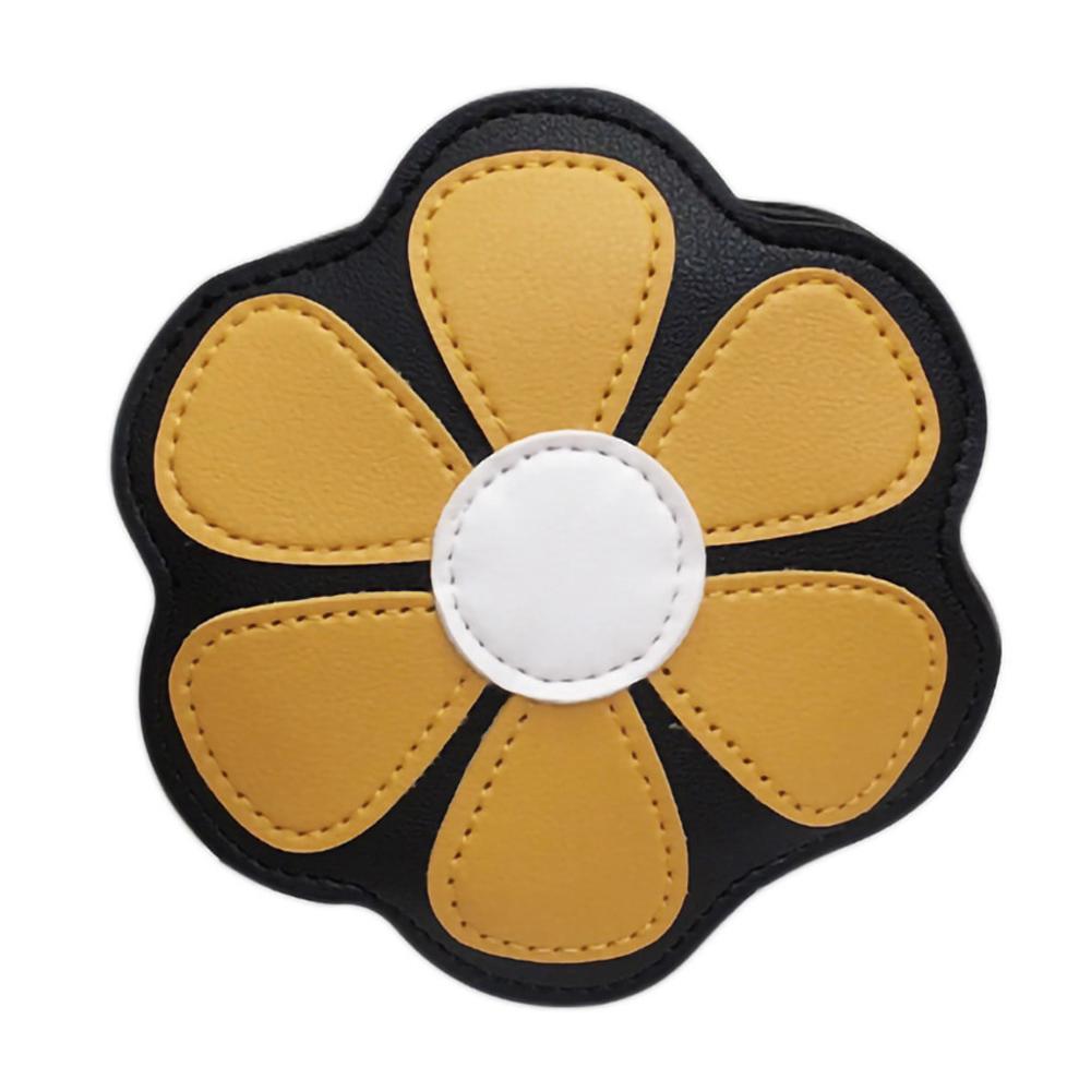 children's bag cute flower shoulder mini messenger bag round bucket Children Lovely Flower Girls Y504: YE