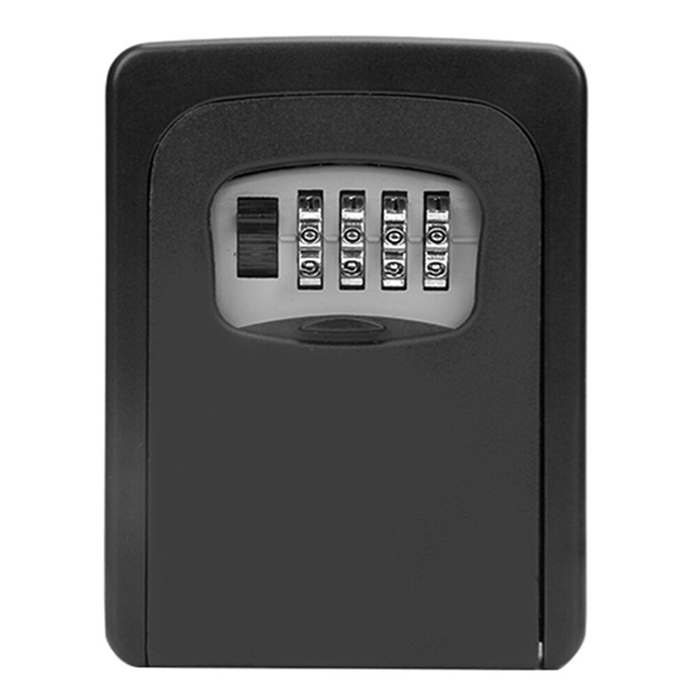 Password Key Box Wall Mounted Security Anti-theft Outdoor Key Safe Lock Storage Box SNO88: Black