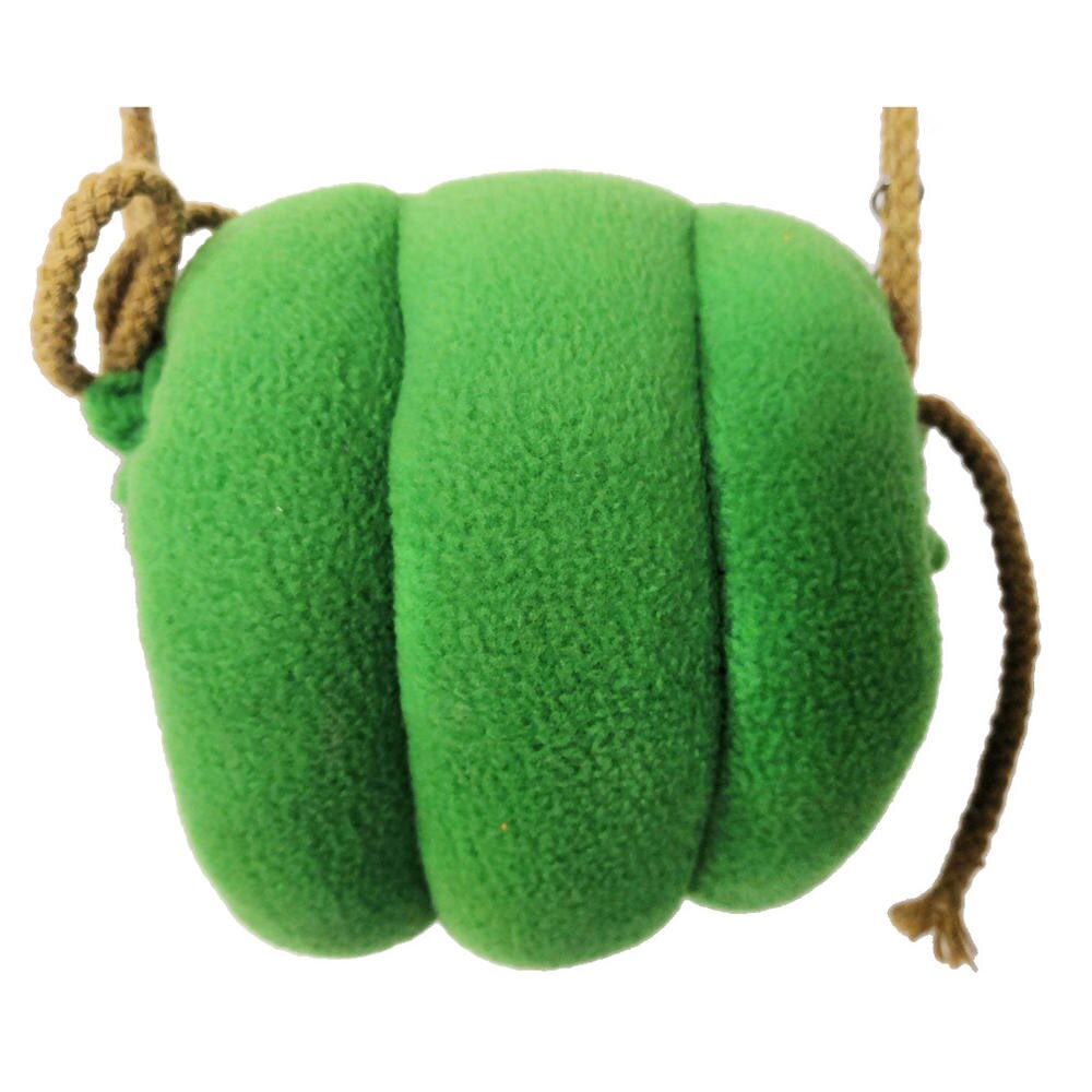 Nid de perroquet en coton, Hamster mon voisin Totoro écureuil nid d'hiver en coton épais avec corde: Green
