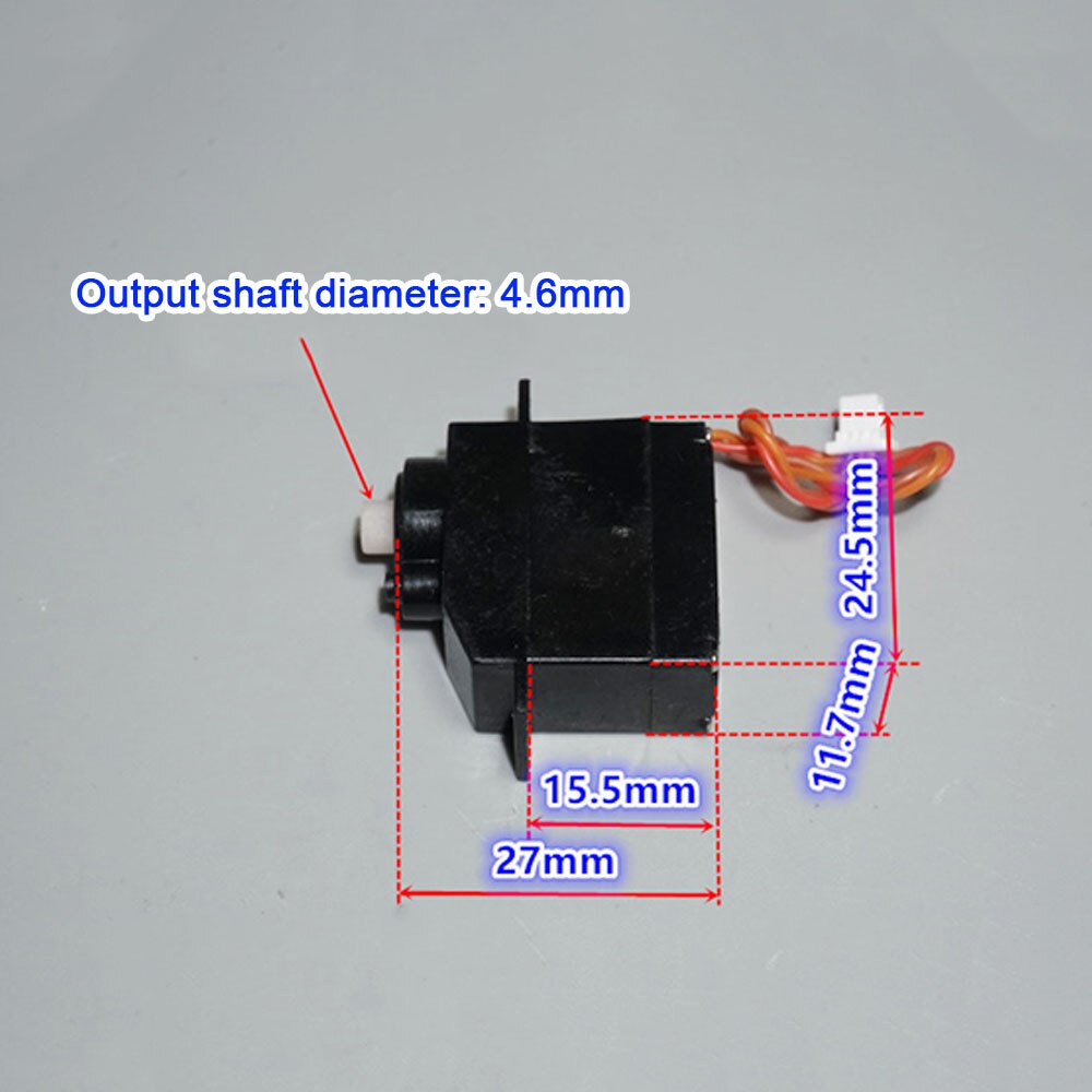 8g Servo Steering Motor Micro Mini Electric 3V 3.7V 5V Interface 1mm Pitch Terminal Miniature Aeromodel RC Car Boat Model