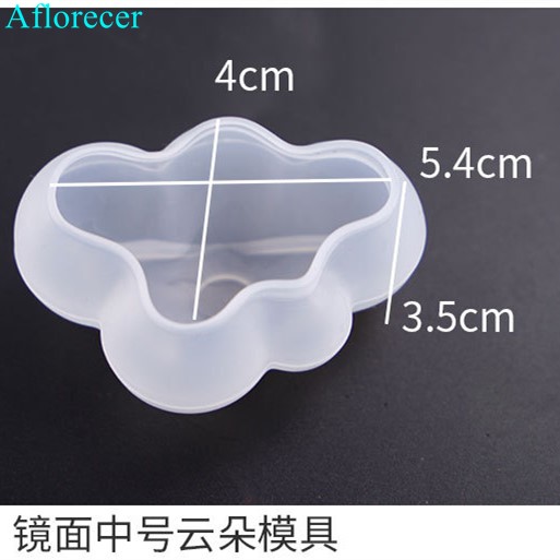 Moldes de silicona para velas en forma de nube en 3D, molde de escayola de yeso DIY para decoración del hogar de bodas, moldes de silicona para jabón y velas