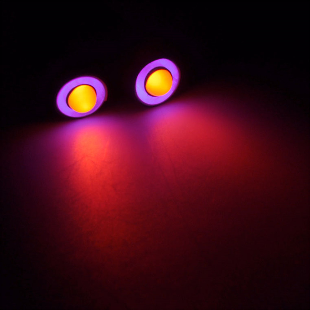 AXSPEED 10/13mm OD LED Light Angel & Demon Eyes LED 2 Leds Headlight Headlamps Bulb for 1/10 RC Model Car Truck Parts