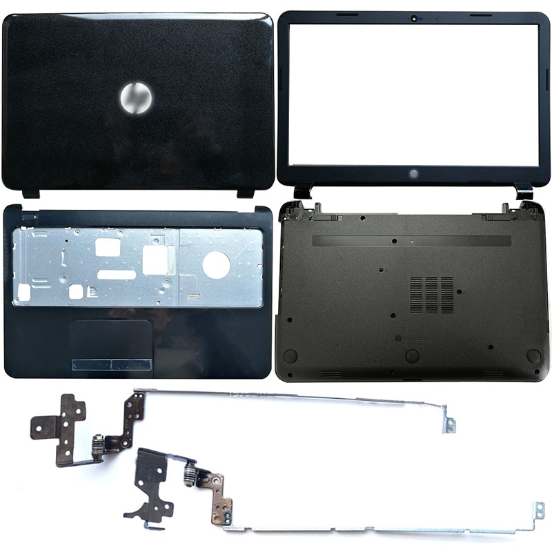 LCD de ordenador portátil cubierta/bisel frontal/bisagras/Palmrest/cubierta inferior para HP 15-G 15-R 15-T 15-H 15-Z 250/255 G3 761695-001 749641-001