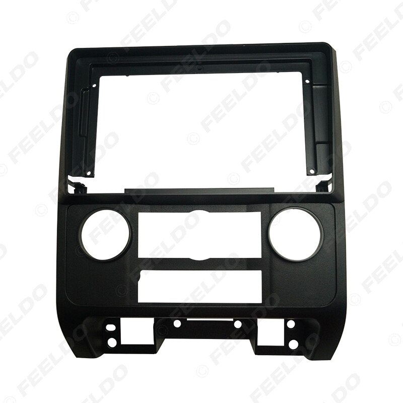 FEELDO Car 9 Inch Audio Face Plate Fascia Frame For Ford Escape 2Din Big Screen Radio Stereo Panel Dash Mount Frame Kit