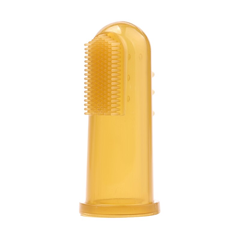 Bebê escova de dentes nano prata antibacteriano bebê criança macio cabelo dedo manga escova bm88