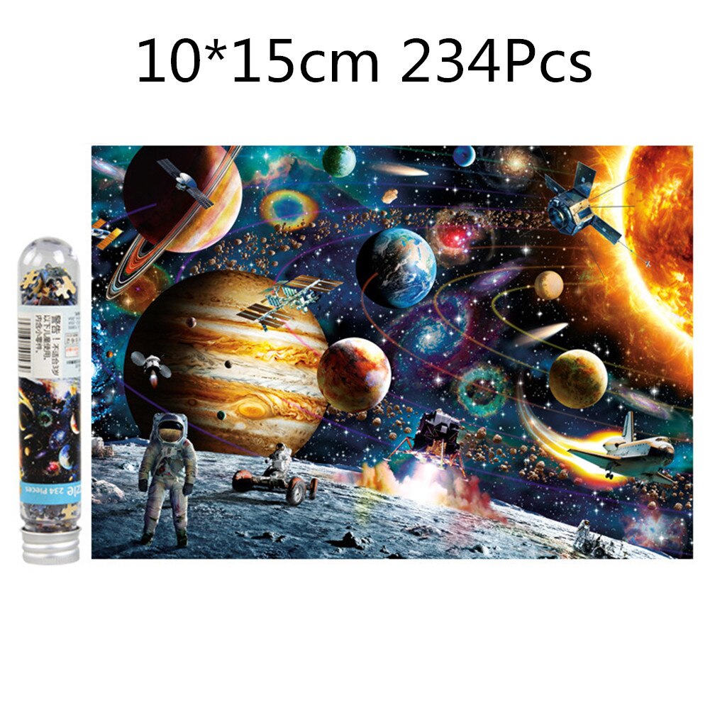 1000pcs/set Colorful Rainbow Round Geometrical Photo Puzzle Adult Kids DIY Educational Reduce Stress Toy Jigsaw Puzzle Paper: M