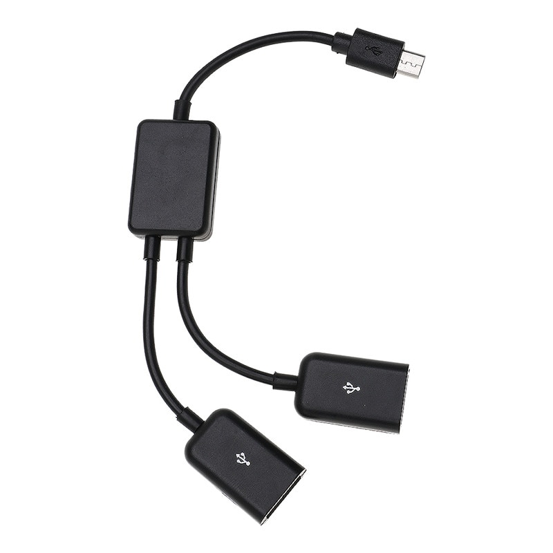 Micro USB naar 2-Poort USB 2.0 HUB OTG Adapter voor Samsung Note Galaxy Voor Andere Android Telefoons