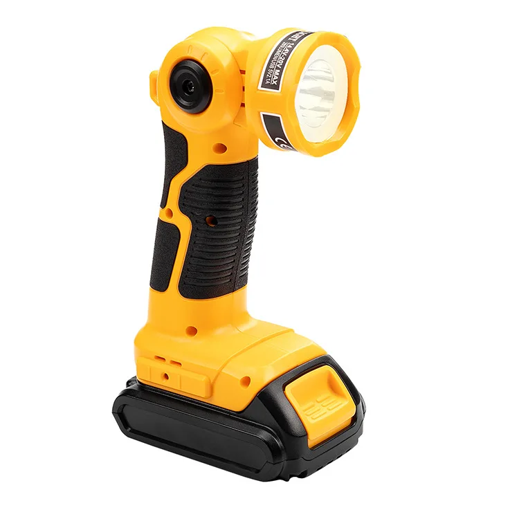 3W/12W 18V Led Lamp Zaklamp Voor Dewalt DCB140 DCB200 (Geen Batterij, geen Lader) Lithium Batterij Usb Outdoor Gereedschappen Werken Licht: WHITE