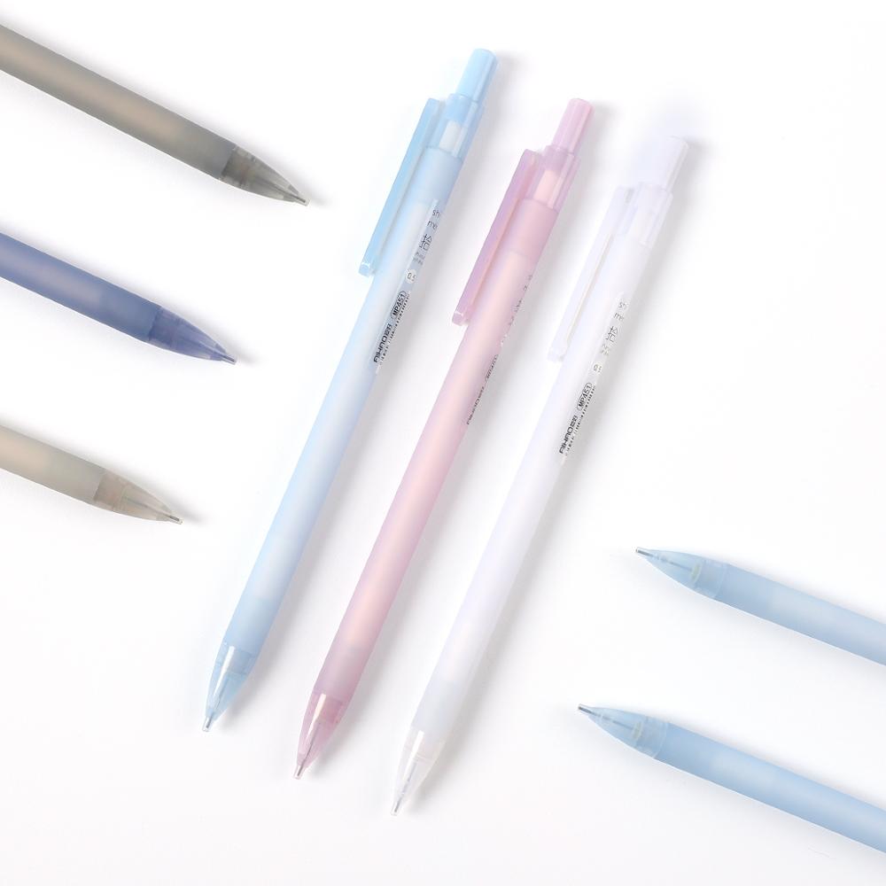 1PC 6 Colors Random 0.5mm Automatic Pen Cute Plastic Mechanical Pencil For Students Learning Writing Supplies Stationery