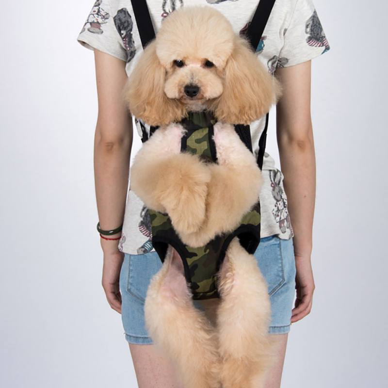 Dog Carries Hand Free Pet Dog Cat Bag for Traveling Hiking Camping Four Legs Out Dog Carrier Backpack
