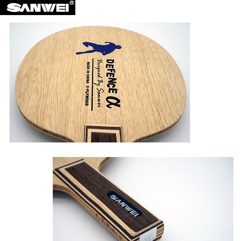 SANWEI Defense Alpha (talla grande, picar) juego defensivo, raqueta de tenis, raqueta de defensa, raqueta de Ping Pong