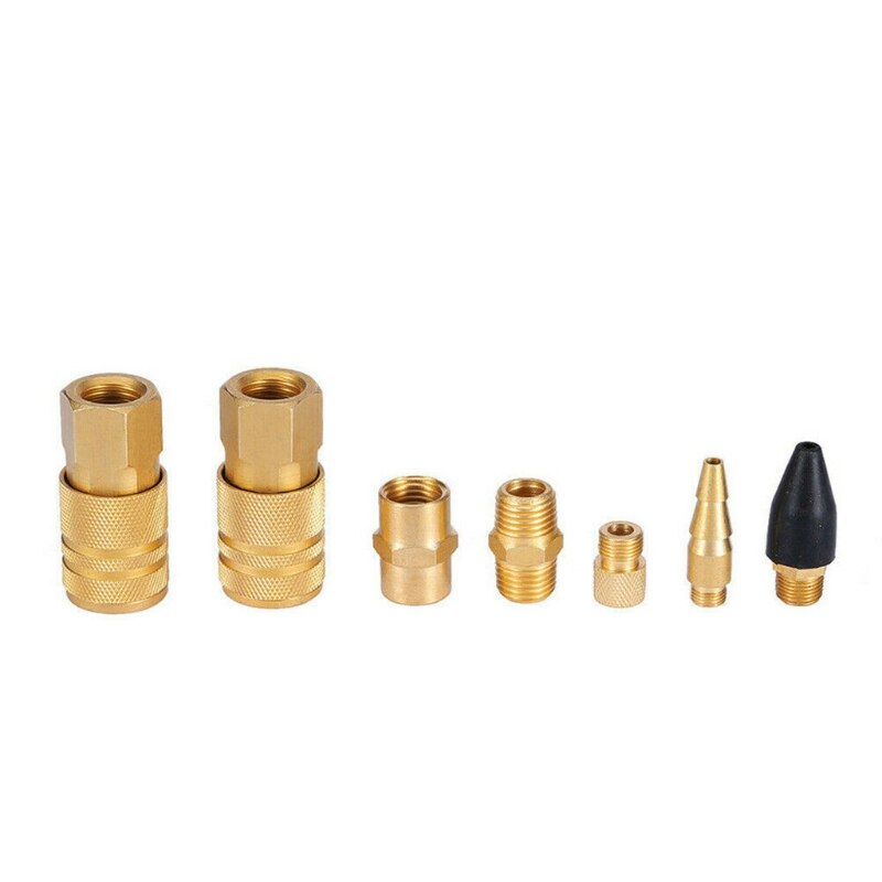 20 pcs air compressor accessories kit contains various useful air compressor accessories 25 feet recoil air hose