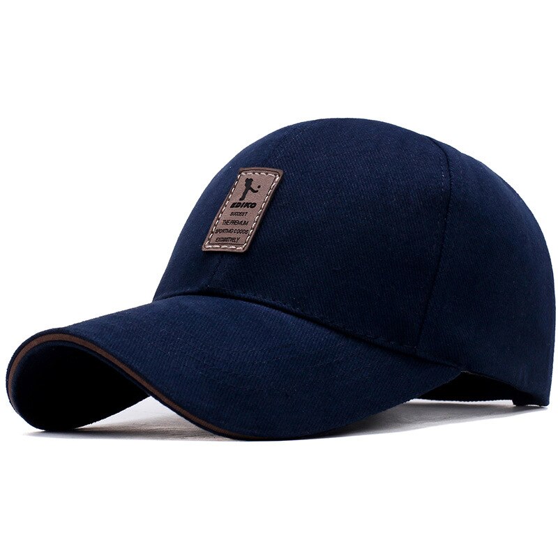 Klassisk mærket baseballcaps solid trucker cap unisex snapback caps bone baseball cap mænd hat: Marine blå