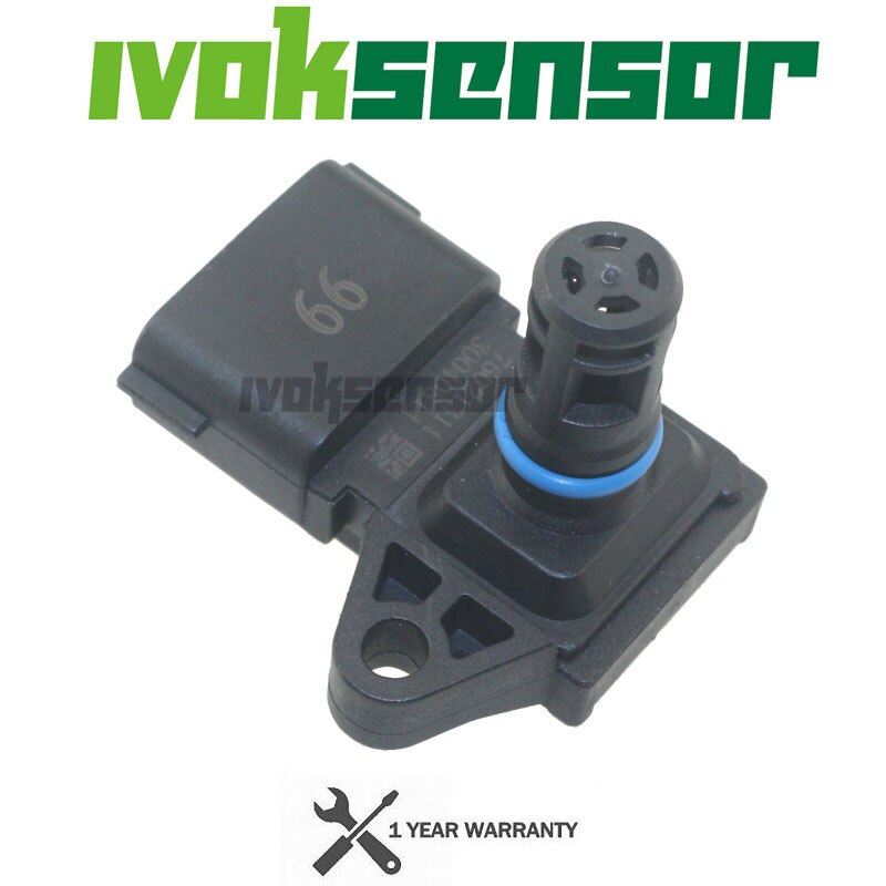 4 BAR 4Bar MAP Manifold Intake Air Pressure Sensor For Peugeot KIA Citroen Hyundai Renault 80018383 5WK96841 2045431 5WY2833A