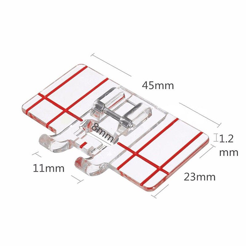 Border Guide Sewing Machine Presser Foot - Fits All Low Shank Snap-On Border Guide Sewing Machine Presser Foot Home Accessories