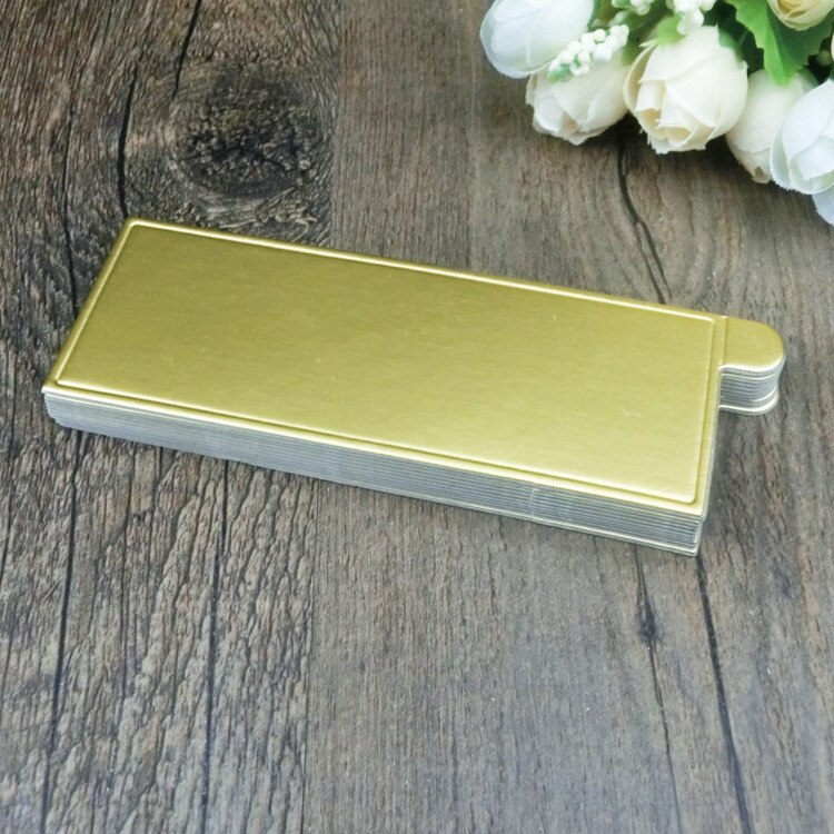 100pcs/lot mousse cake golden cardboard 10.5cm~13cm cake tray utility baking paper baking tools