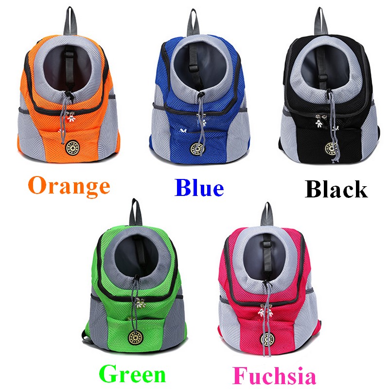 Pet Dog Carrier Kat Puppy Rugzak Tas Draagbare Reizen Front Outdoor Wandelen Hoofd Uit Dubbele Schouder Sling Blind