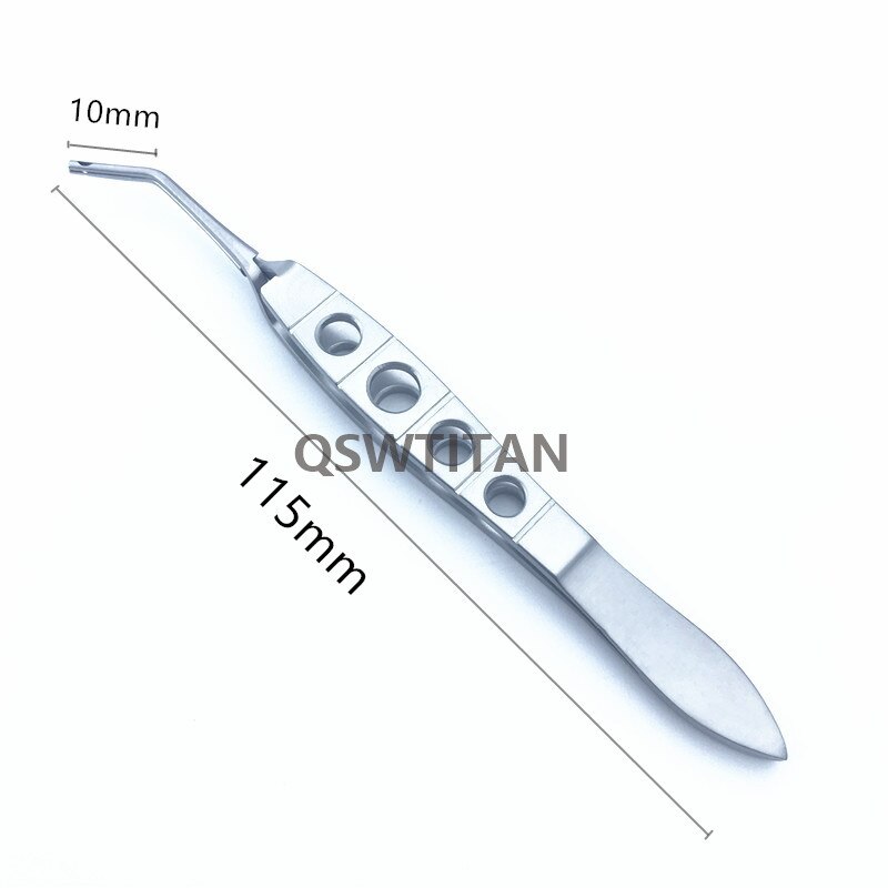 Ophthalmic Scleral Plug Forceps Ophthalmic Eye Surgical Tweezers Instrument Titanium Stainless Steel Forceps: stainless steel