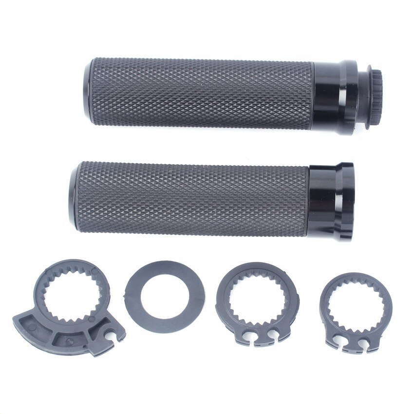 Universal Motorcycle 25mm Handlebar Hand Grips For Suzuki Fit Yamaha Fits KTM Black Motorbike Accessories