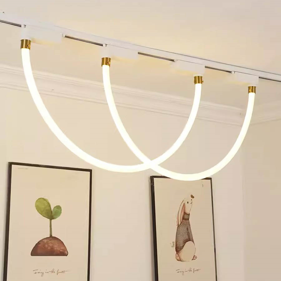 Lampa szynowa doprowadziło 24W 100CM, nowoczesne reflektory doprowadziło na szynę, lampa szynowa doprowadziło robić sufitu z taśmą doprowadziło robić salonu, dekoracja ściany tła