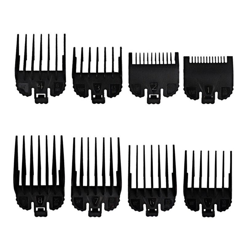 Hair Clipper Guide Combs Set,Wide Range from 1/16" to 1" Universal for Wahl Trimmers Clippers