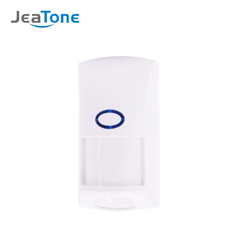 Jeatone gsm larm sms trådlöst larmsystem hem inbrottstjuv larm kit diy lcd display pir dörr fönster sensor app kontroll: Husdjur pir sensor