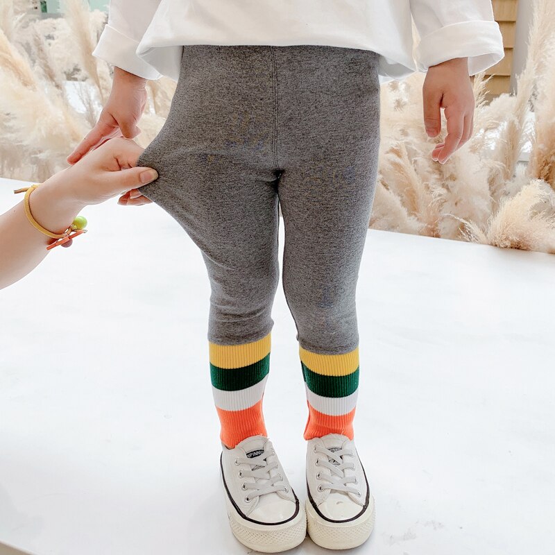 Leggings de algodón 100% para niña, pantalones ajustados, ropa para bebé, Leggings para niño