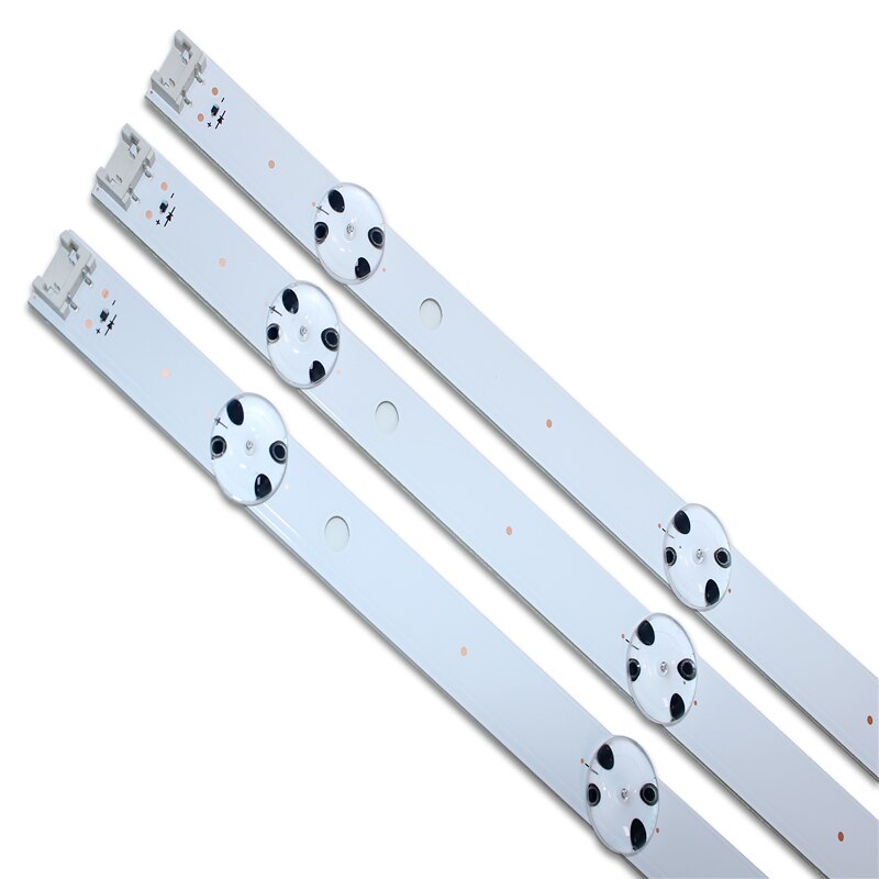 Kit )3 PCS 8LED 850mm LED backlight strip for LG HC430DGN-SLNX1 43UF6400 43UF640V 43UF6407 43UH610V 43UH619V