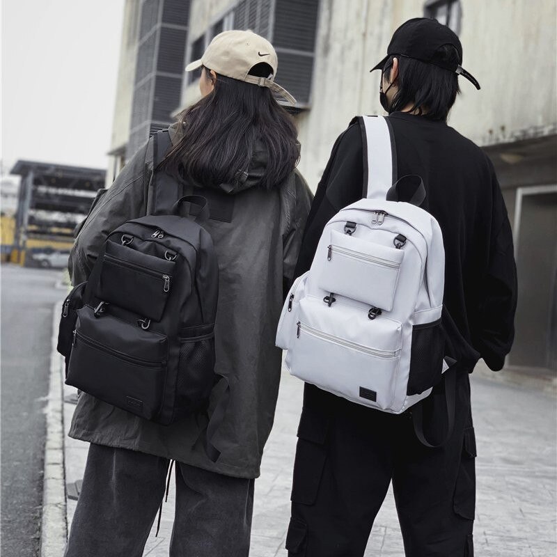 Sommer-damenrucksack Ich bin harajuku-stil aus wasserdichtem Nylon, reisetasche mit großem fassungsvermöGen, schulrucksack für Teenager-mädchen