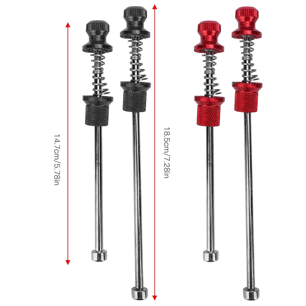 Bicycle Skewer Set Ultralight Titanium Alloy Road Mountain Bike Anti-Theft Quick Release Skewers Wheels Locking Security Tools
