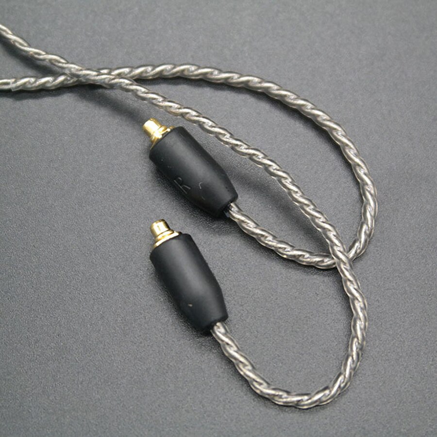 Upgrade diy mmcx  se215 ohrhörer stereo bass hifi kopfhörer ohrhörer ouyad stecker silberplattierung kabel für shure  se425 se535 se846