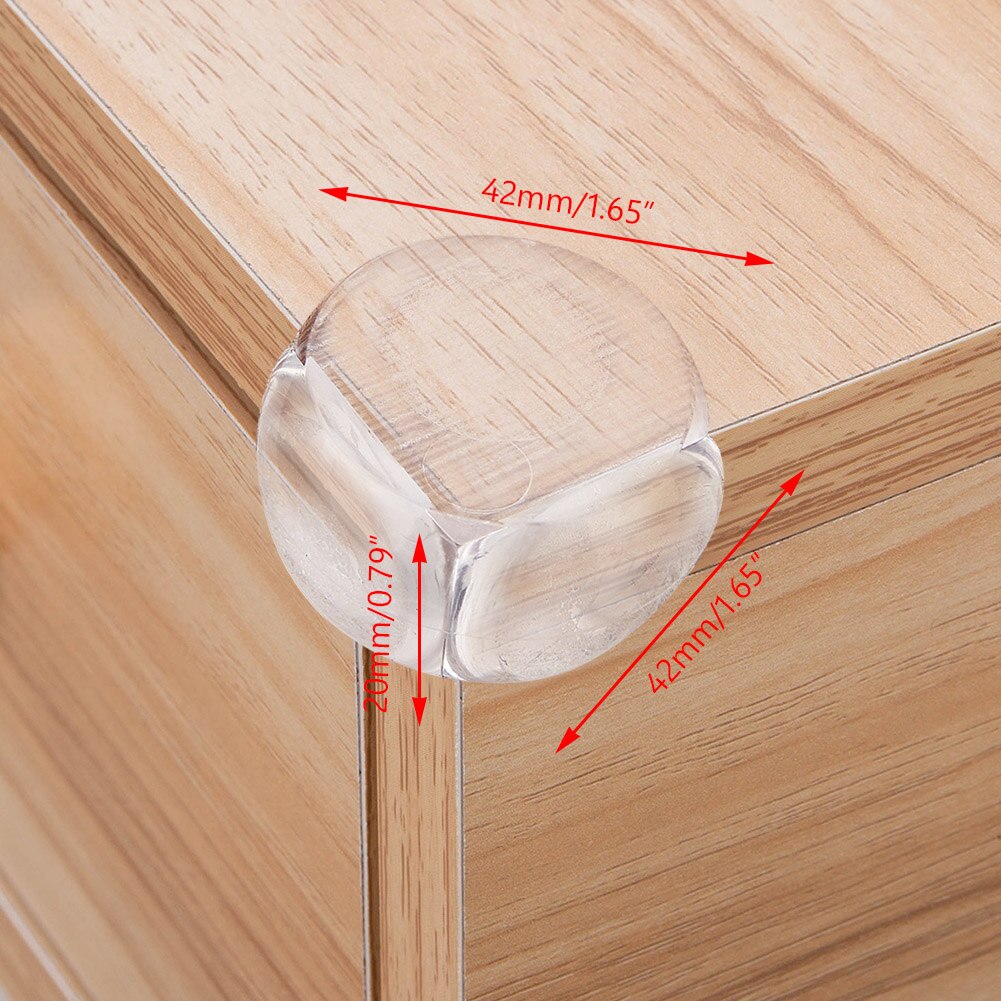 ETUUD 10Pcs Child Baby Safety Silicone Protector Table Corner Edge Protection Cover Children Anticollision Guards For Kid: Spherical