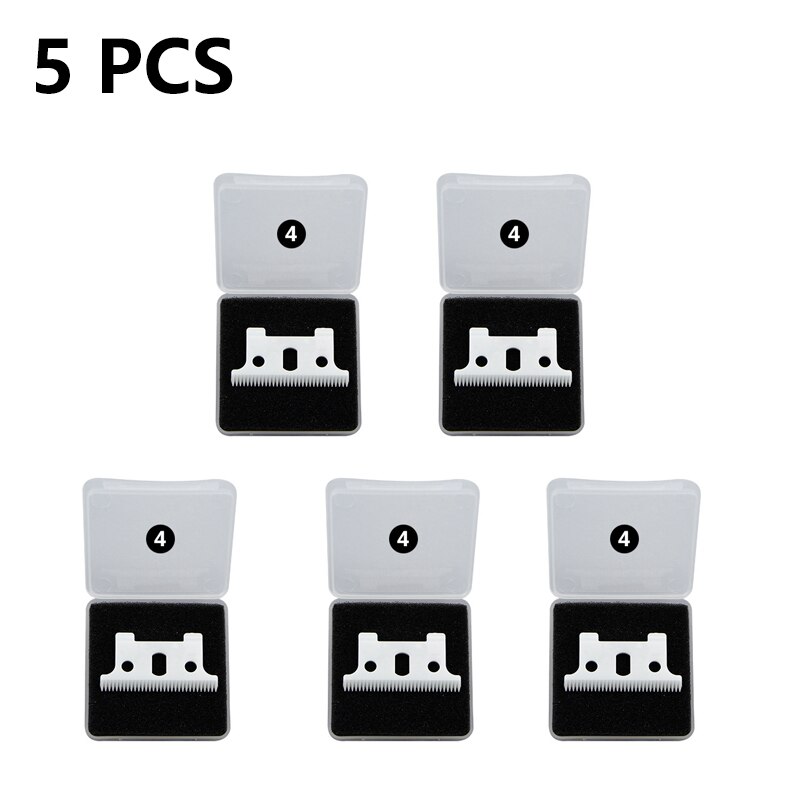 5pcs ceramic clipper blades Clipper ceramic Blade cutter,ceramic clipper replacement blades for Wahl Senior: 5PCS-04