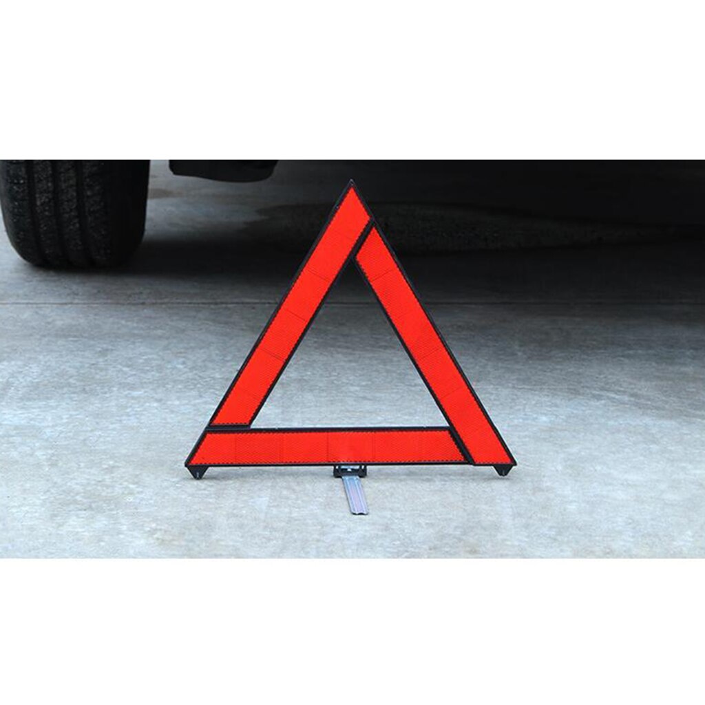 Car Emergency Breakdown Warning Triangle Reflective Safety Tripod Stop Sign