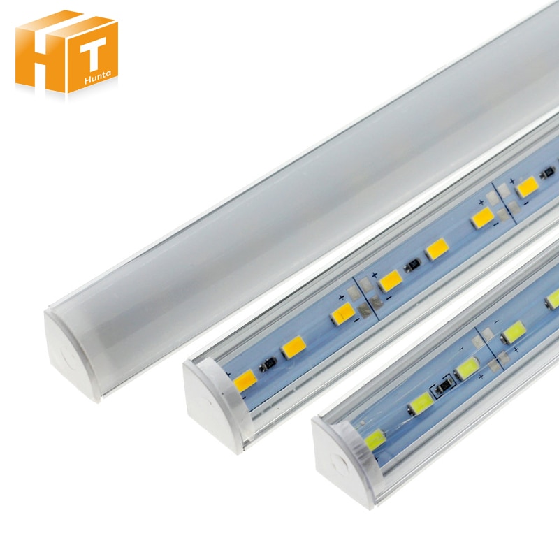 5 stks/partij Muur Hoek LED Bar Licht DC 12V 50cm SMD 5730 Stijve LED Strip Licht Voor Keuken onder Kast