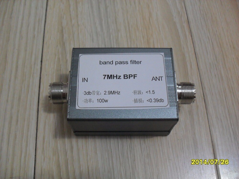 Shortwave Bandpass Filter - 7.050 MHz - ZWAAJKQK - Improves Signal-to-Noise Ratio