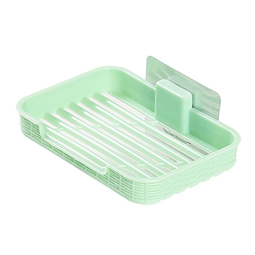 Plastikowa mydelniczka pudełko robić przechowywania pojemnik na mydło naczynia ociekaczem wanna mydelniczka łazienka Organizer uchwyt gąbki płyta taca drenażu