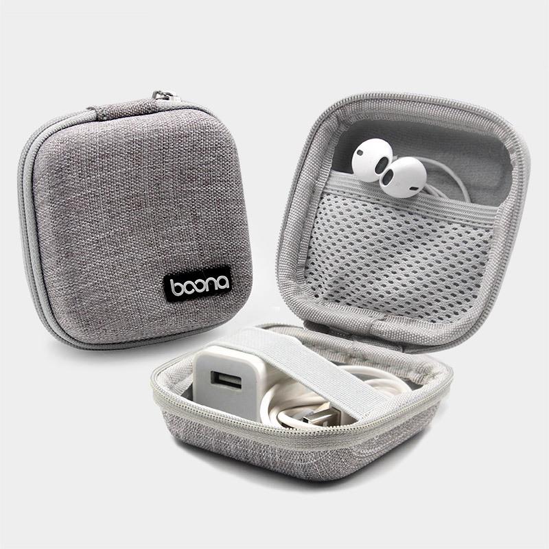 Baona Hard Drive Bags In Ear Earphone Box Headphones Portable Storage Case Bag Headphone Accessories Headset Storage Bag