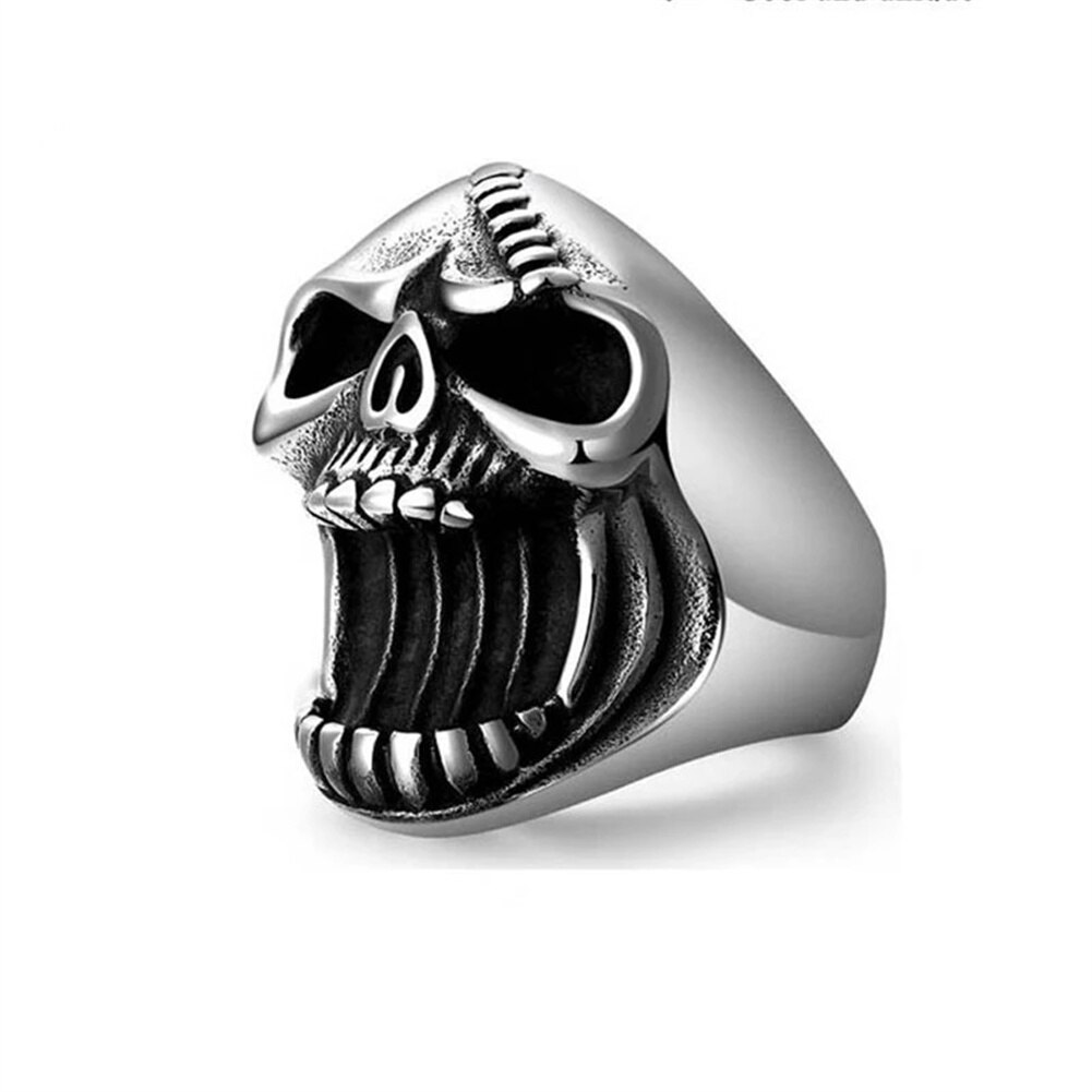 Skull Bottle Opener Men&#39;s Ring Big Metal Accessories Party Bottle Opener Jewelry Opener Beer Opener Trend Punk Styl: 10 model