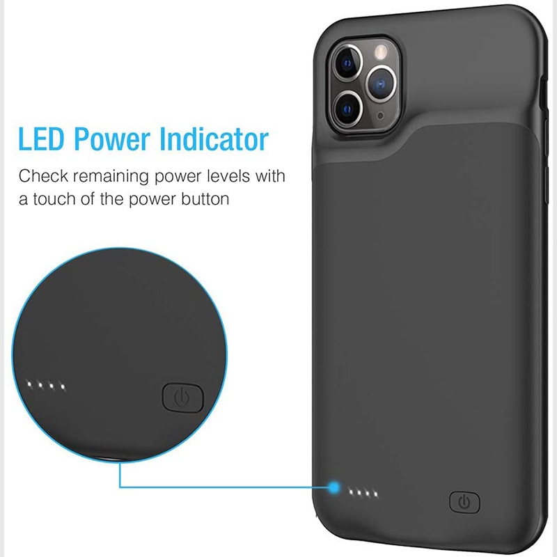 Extpower 6000mah for iPhone 11 Power Bank Charging for iPhone 11 Pro 4200mah for 11 Pro Max 6500mah Battery Charger Case