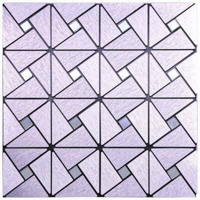 Selbst-adhesive Europäischen metall aluminium kunststoff panel mosaik fliesen TV hintergrund wand glas bar spiegel wohnzimmer 3D wand aufkleber: E