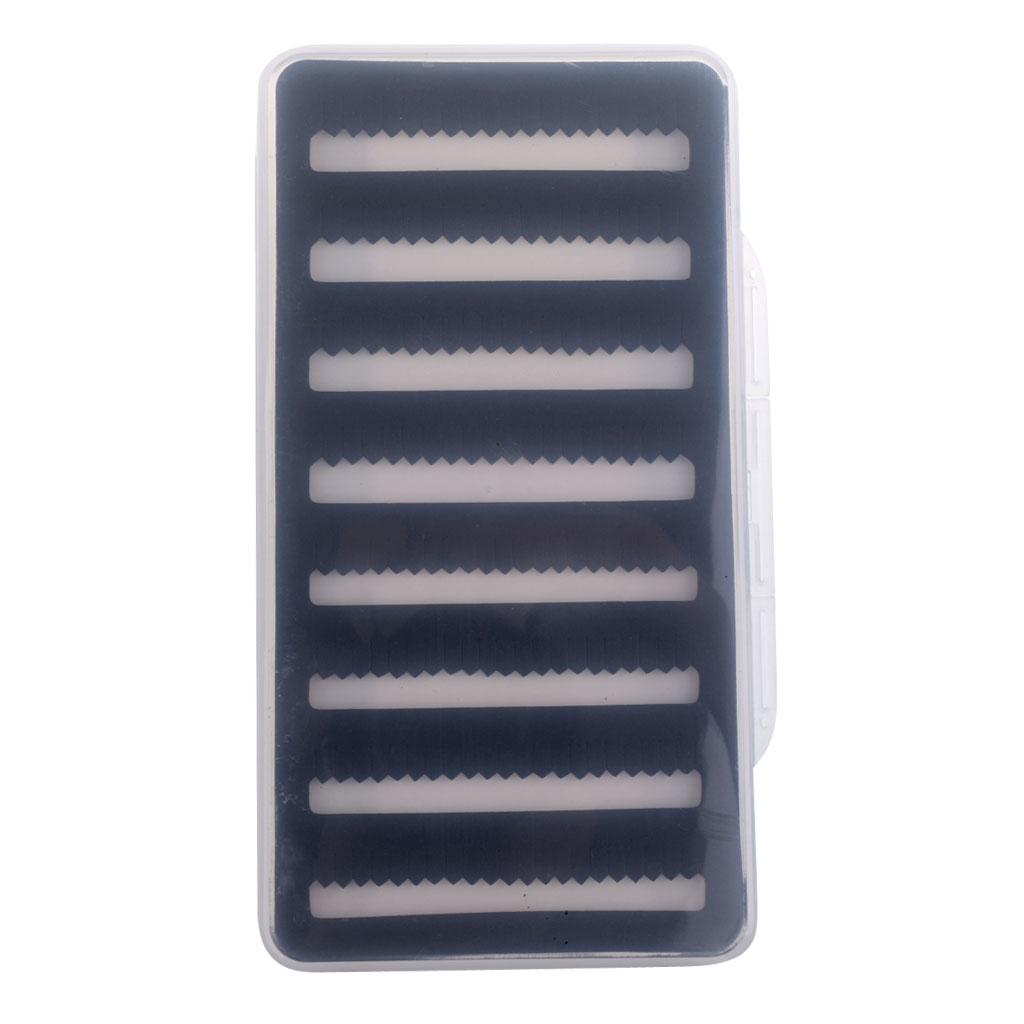 Waterproof Fly Fishing Box Super Slim Fly Box Slit Foam Clear Plastic Flies Lures Hooks Storage Fly Fishing Tackle Box