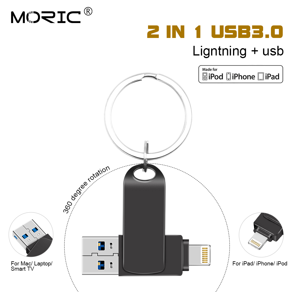 Dysk Lampa błyskowa USB 2 w 1 i-Lampa błyskowa dla jabłko ipad iphone 6s 6 plus dysk Lampa błyskowa usb 64G pendrive szyfrowany szybki dysk 64g 128G u